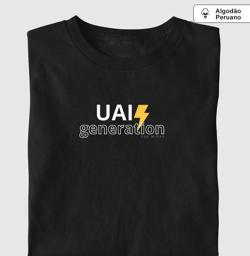 Camiseta UAI Generation | Nova Geração Mineira - Algodão Peruano