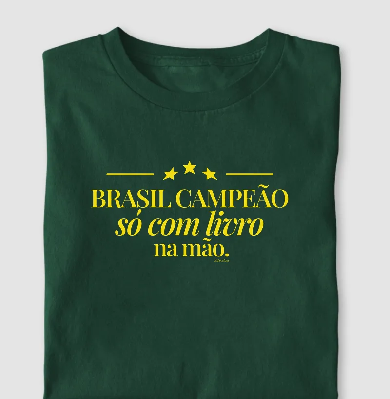 Brasil campeão só com livro na mão