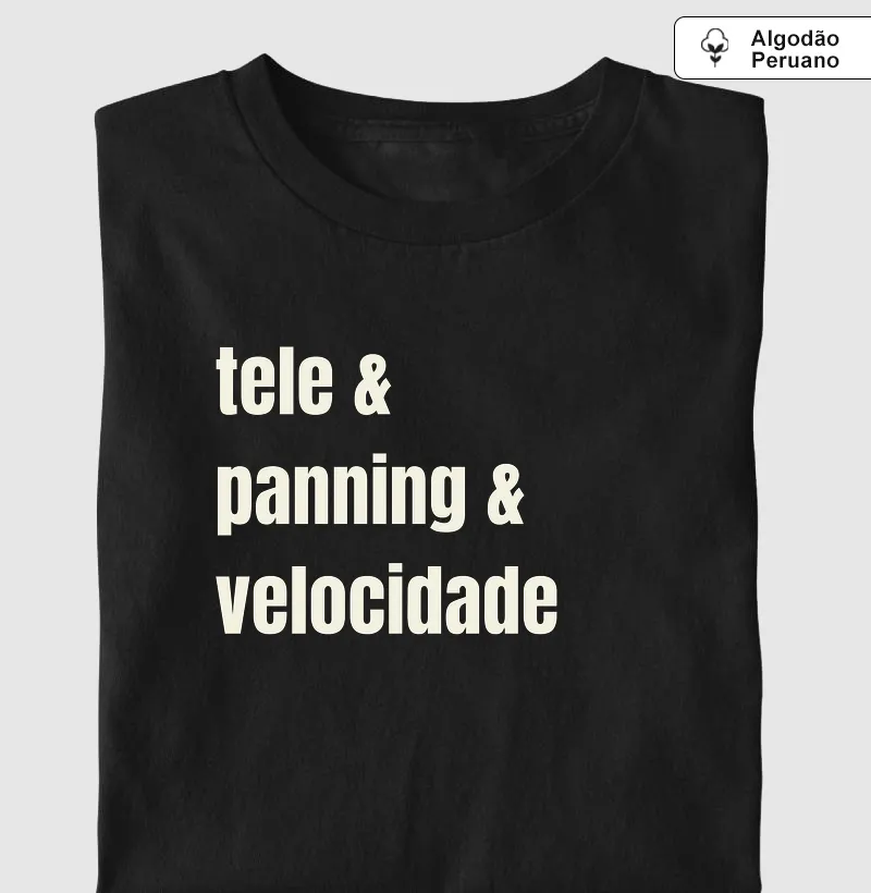 tele panning velocidade