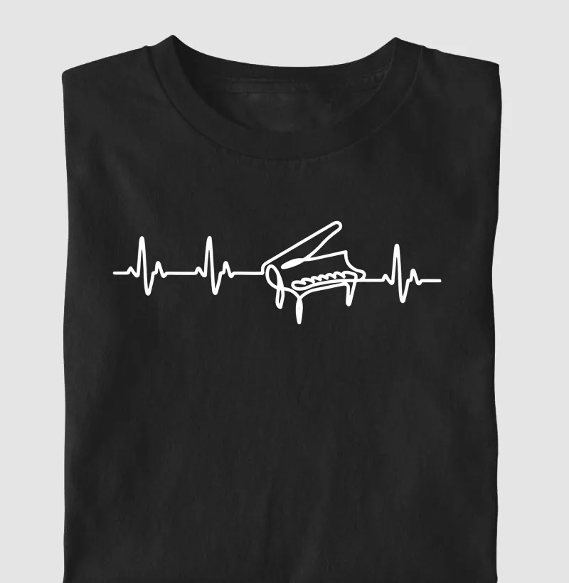 Batidas em Piano - Camiseta