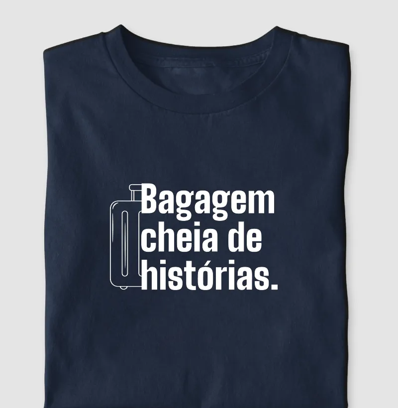 Bagagem cheia de histórias