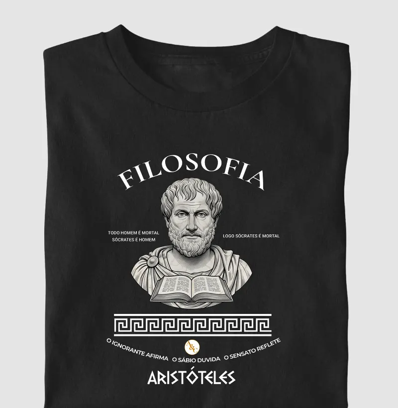 Camiseta Filosofia Aristóteles