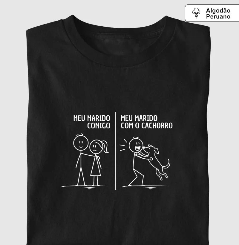 Meu marido comigo. Meu marido com o cachorro