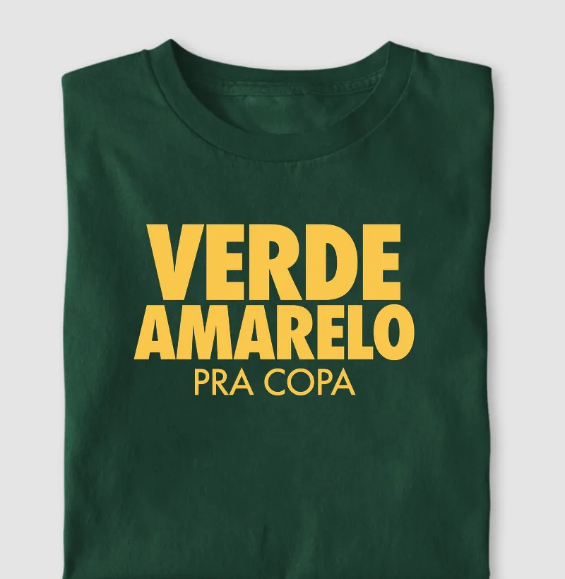 Verde amarelo pra copa