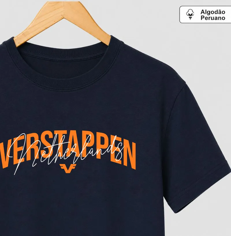 Verstappen Fãn Algodão Peruano Unissex