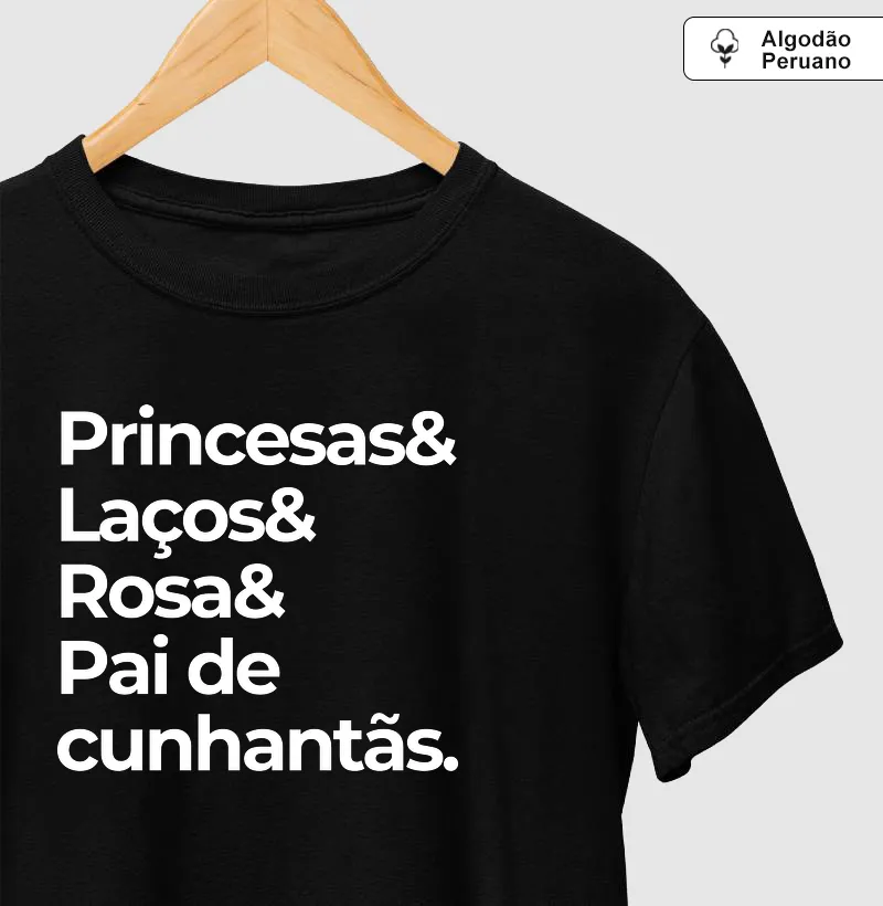 Princesas, laços, rosa, pai de cunhantãs 