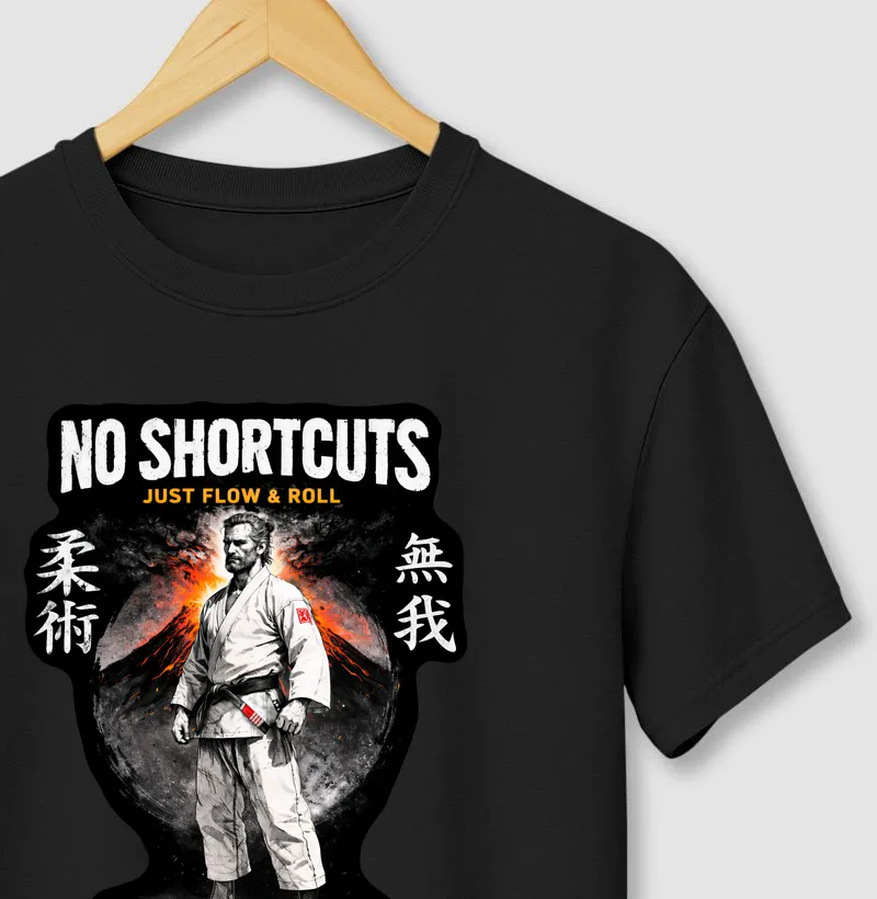 No Shortcuts - Just Flow and Roll (Black)