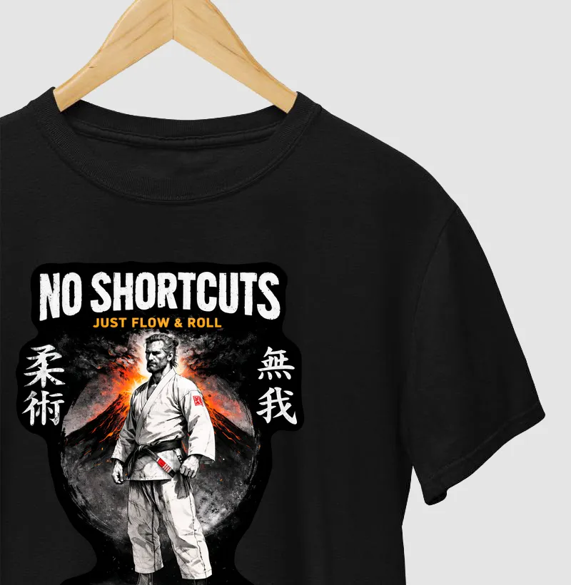 No Shortcuts - Just Flow and Roll (Black)