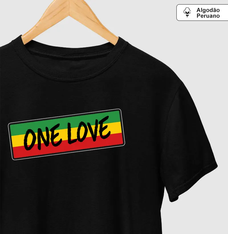 One Love - Camiseta Algodão Peruano