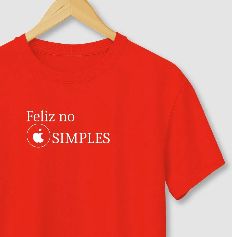 Camiseta Feliz no Simples