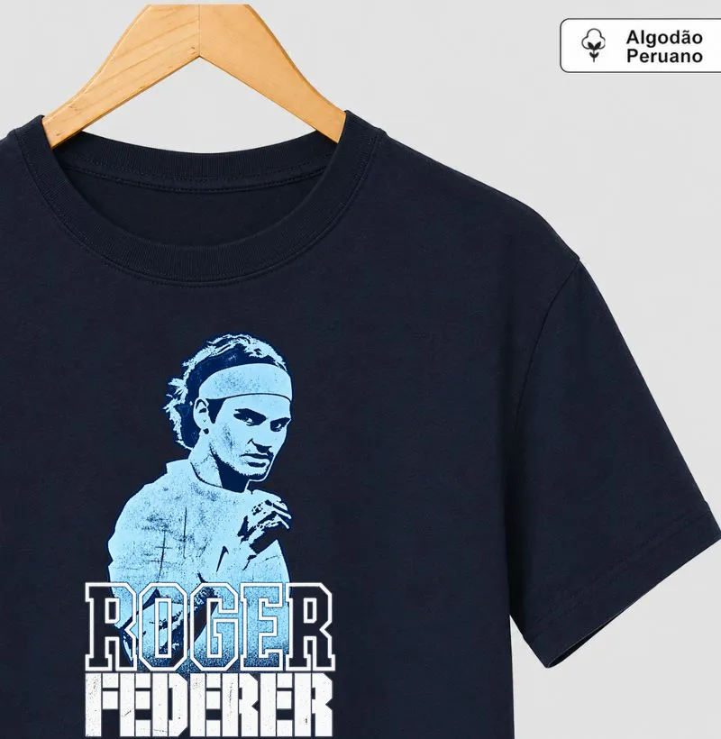 ROGER F - Camiseta Algodão Peruano