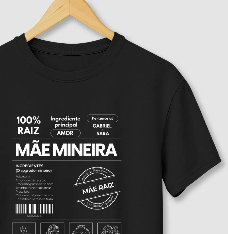 Mãe mineira - personalizada