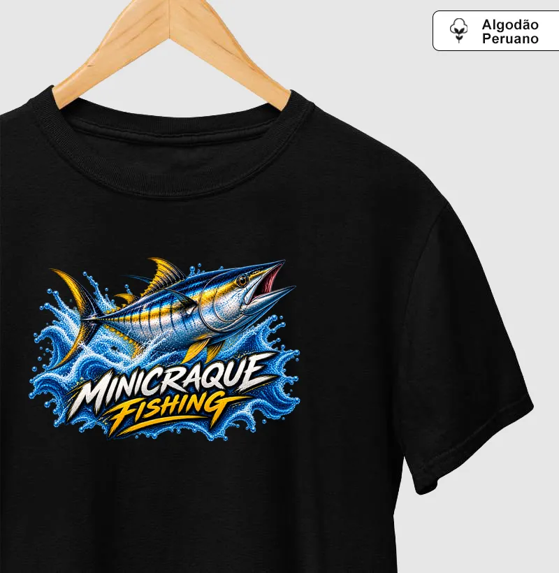 Força do Oceano | Atum - Camiseta Algodão Peruano