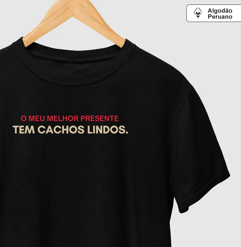 O Meu Melhor Presente Tem Cachos Lindos. 