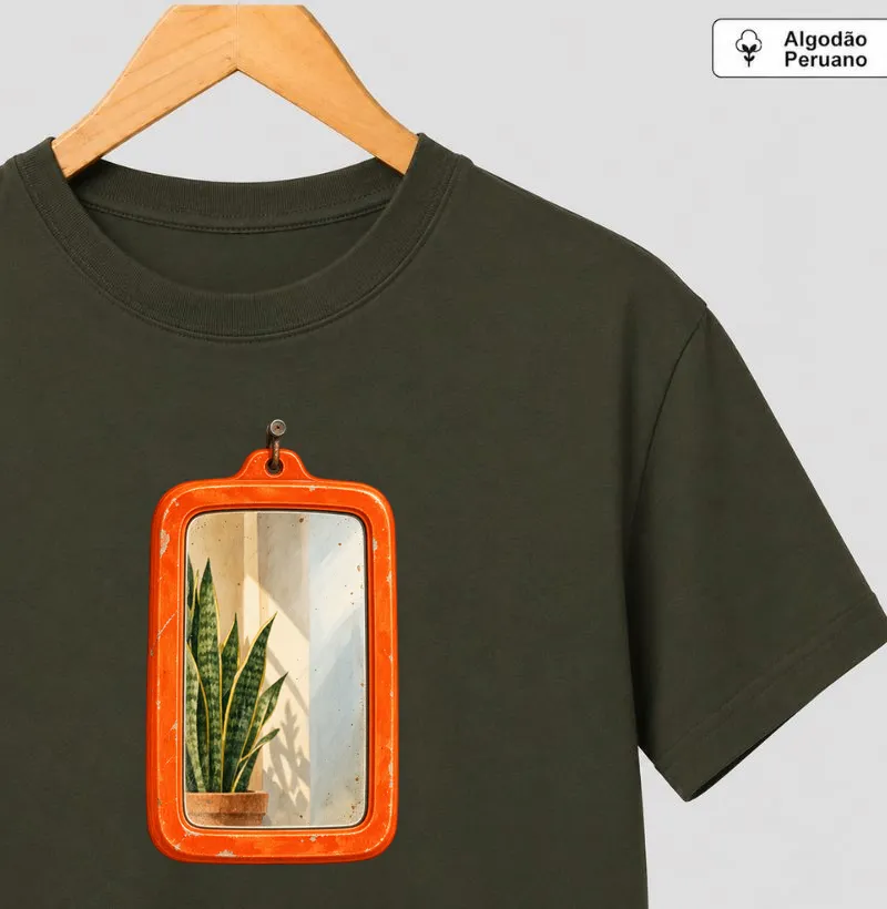 De casa - Camiseta Algodão Peruano