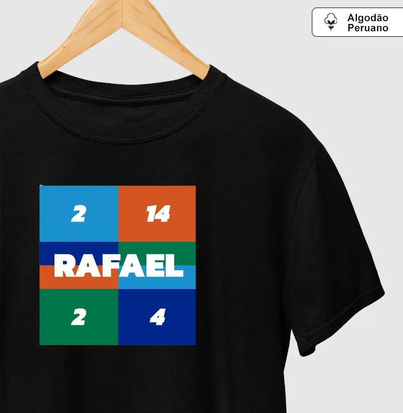 RAFA TITLES - Camiseta Algodão Peruano