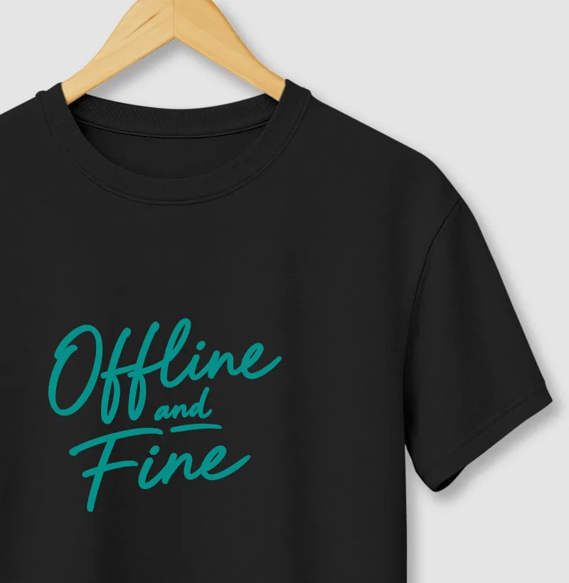 Offline and Fine turquesa