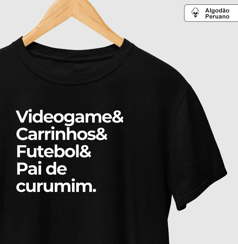Videogame, carrinhos, futebol, pai de curumim