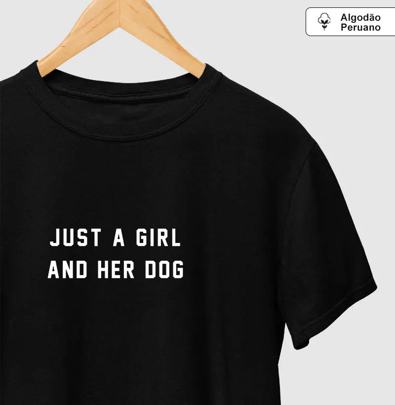JUST A GIRL AND HER DOG dk