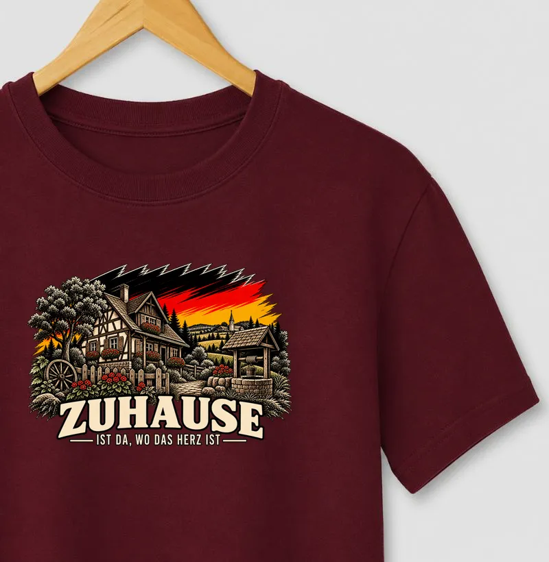 Zuhause ist da, wo das Herz ist - Camiseta