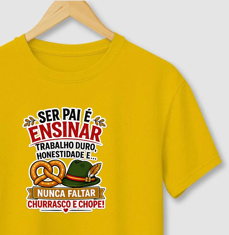 Ser Pai é Ensinar... e Nunca Faltar Churrasco e Chope!