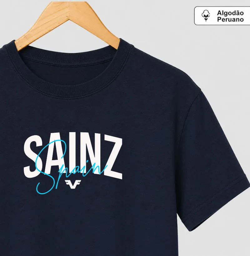 Algodão Peruano Unissex Sainz Fãn