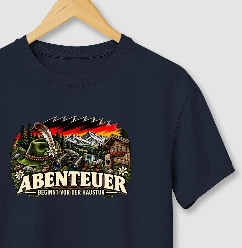 Abenteuer beginnt vor der Haustür - Camiseta