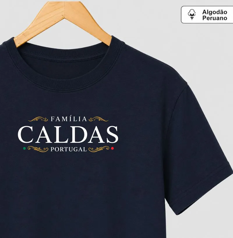 Família Caldas Clássica - Camiseta Algodão Peruano