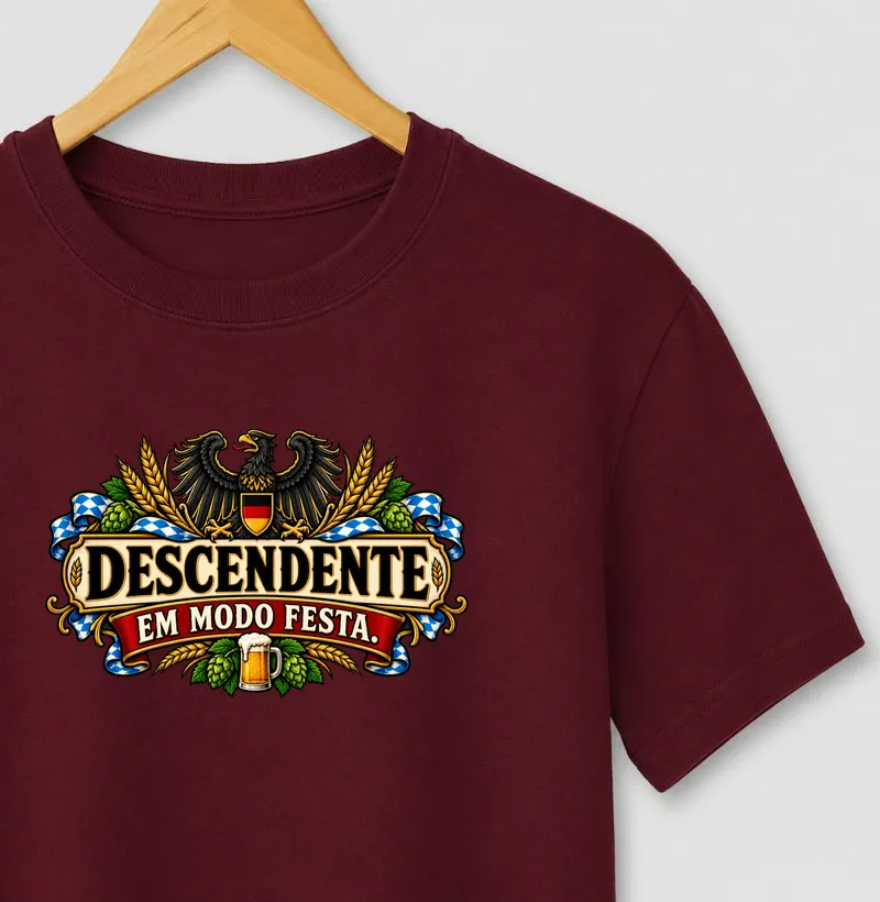 Descendente em modo festa - Camiseta