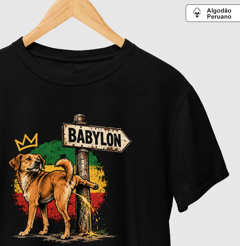 Caramelo contra Babylon - Camiseta Algodão Peruano