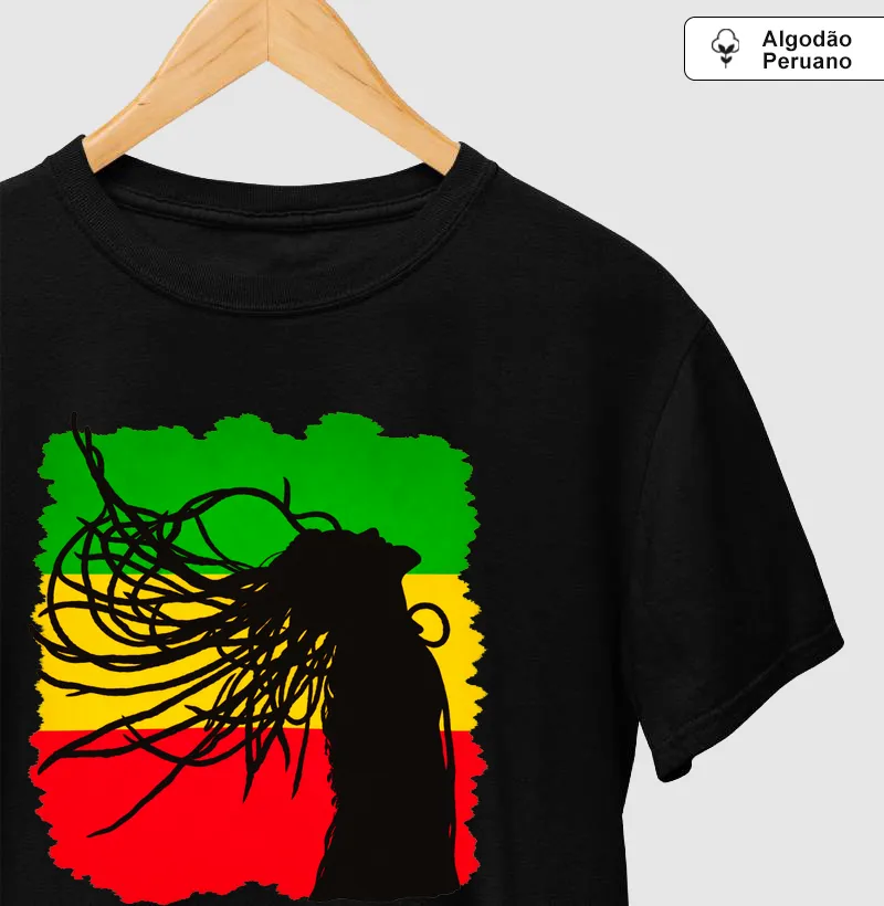 Dreads in the Wind - Camiseta Algodão Peruano