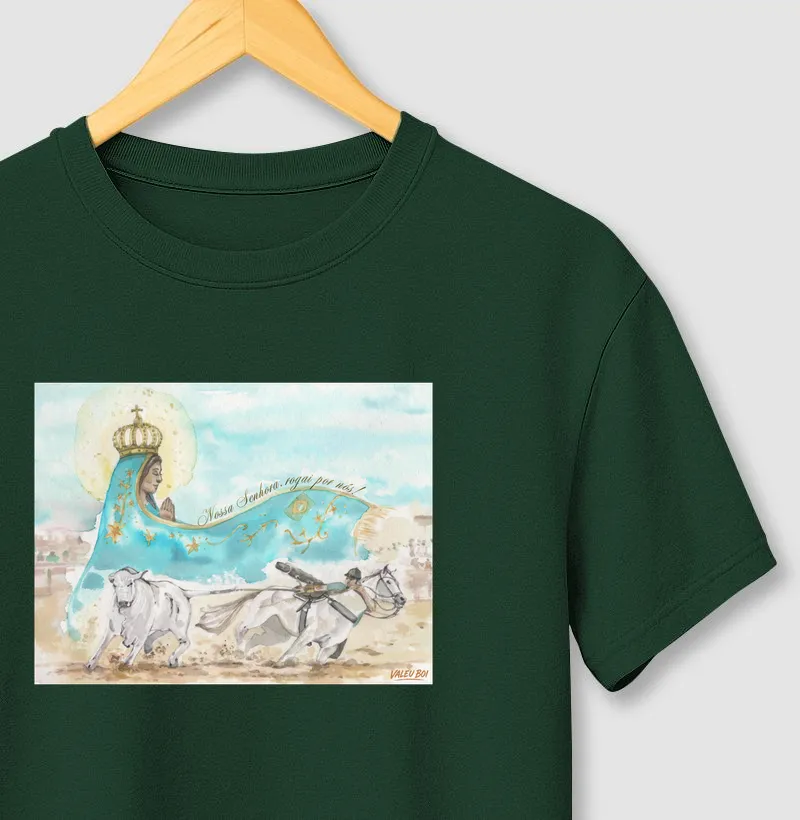 Camisa Algodão - Aquarela Nossa Senhora - Camiseta