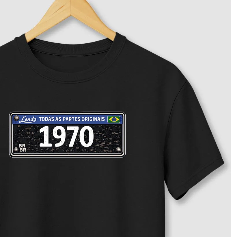 PLACA PRETA 1970