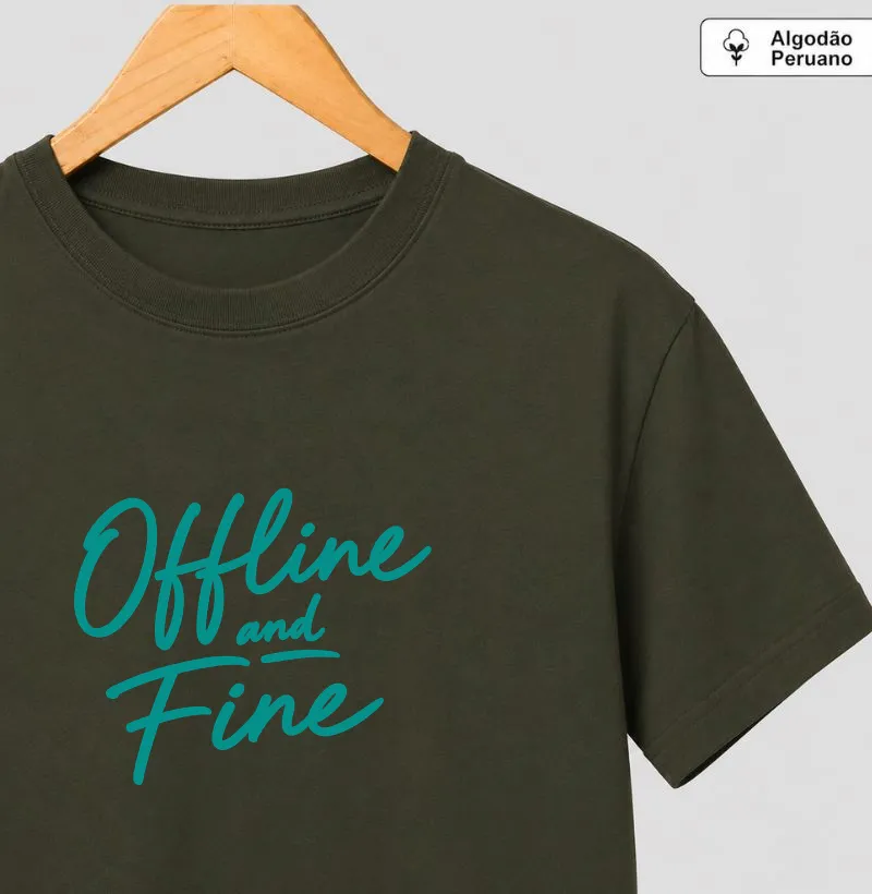 Offline and Fine turquesa
