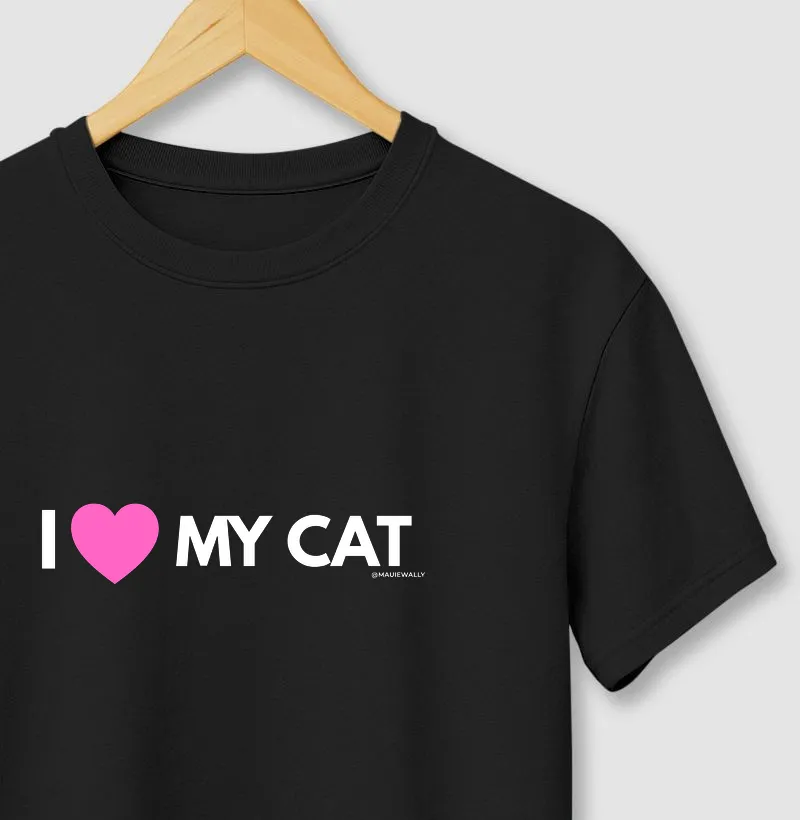 I LOVE MY CAT (pink)dk