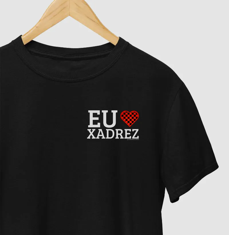Eu amo xadrez - bolso