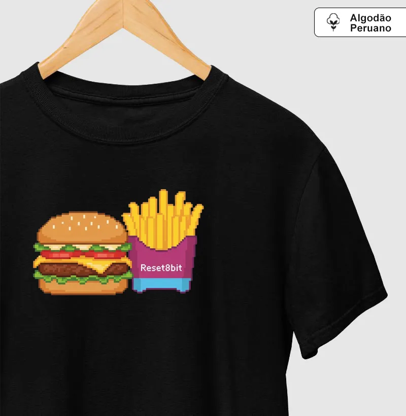 Camiseta Algodão Peruano Fast-Bit Reset8Bit