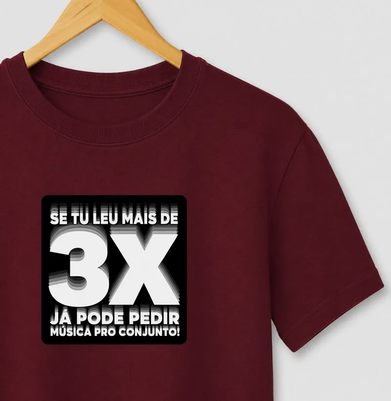 Se tu leu mais de 3x, já pode pedir música pro conjunto!