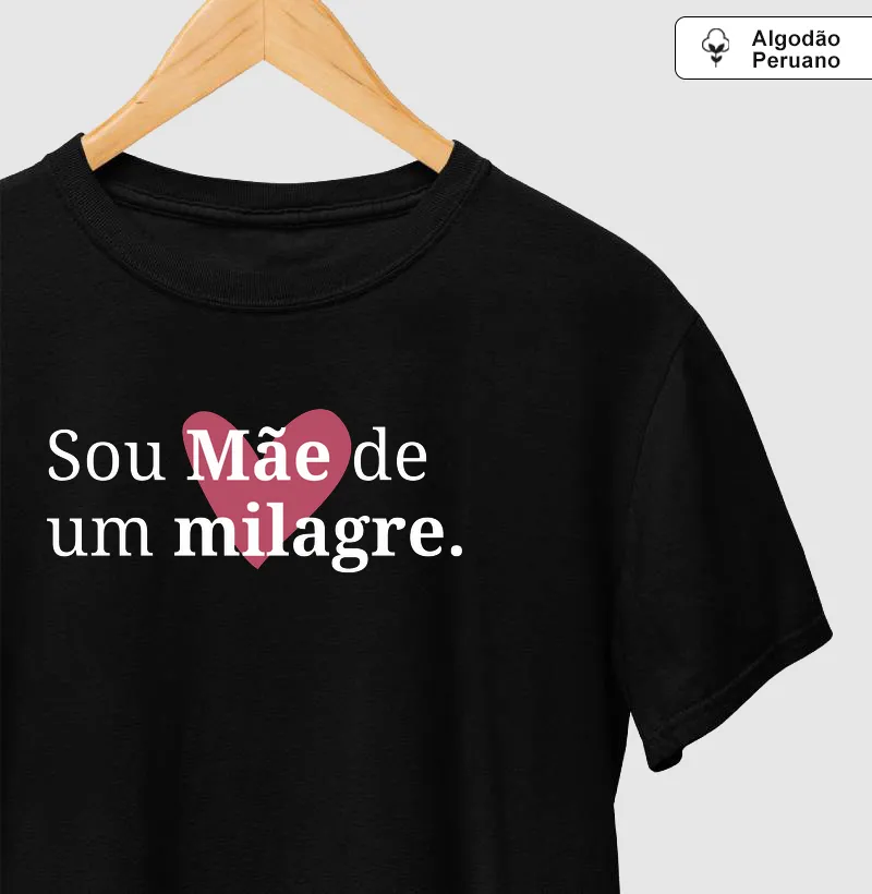 Sou mãe de um milagre - menina. 