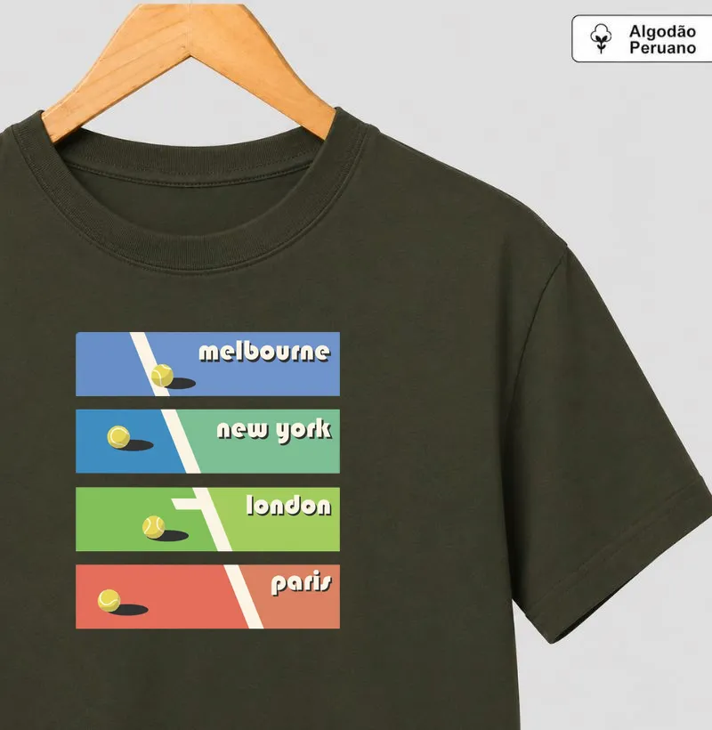 4 SEASONS - Camiseta Algodão Peruano