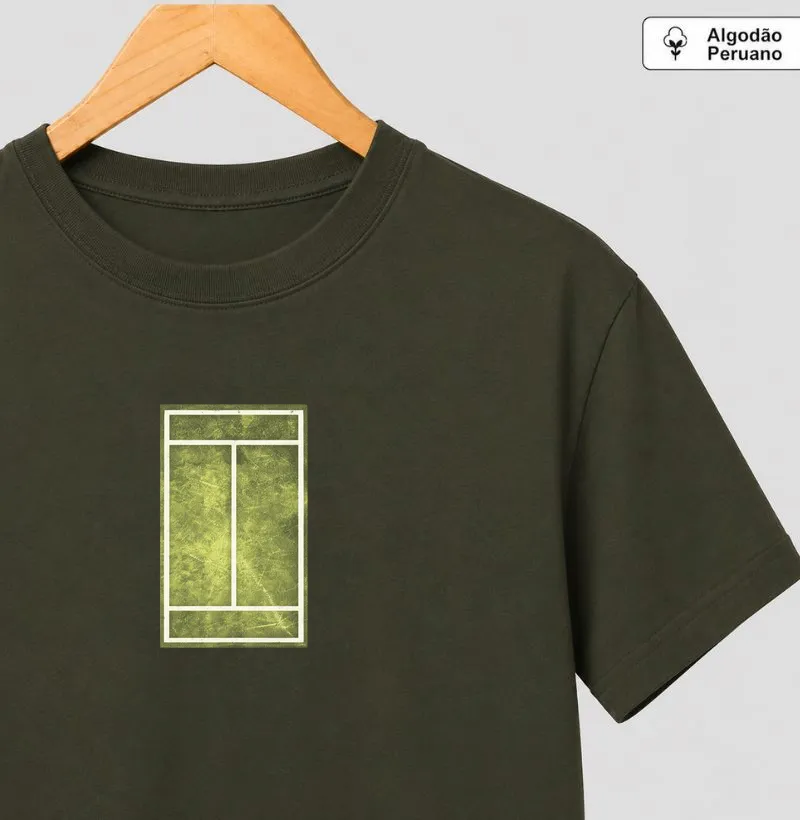 GRASS COURT - Camiseta Algodão Peruano
