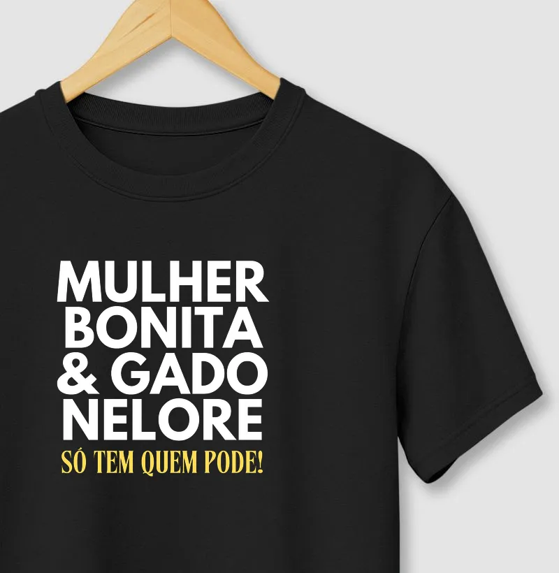 Mulher bonita e gado nelore só tem quem pode