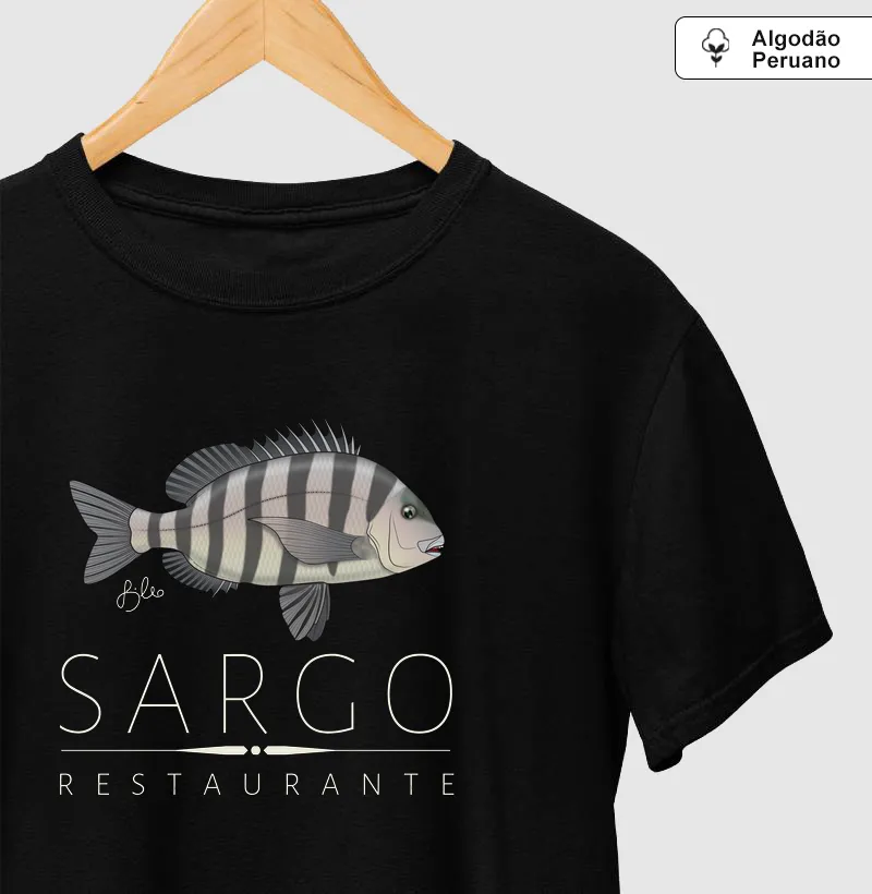 Sargo Restaurante - Camiseta Algodão Peruano