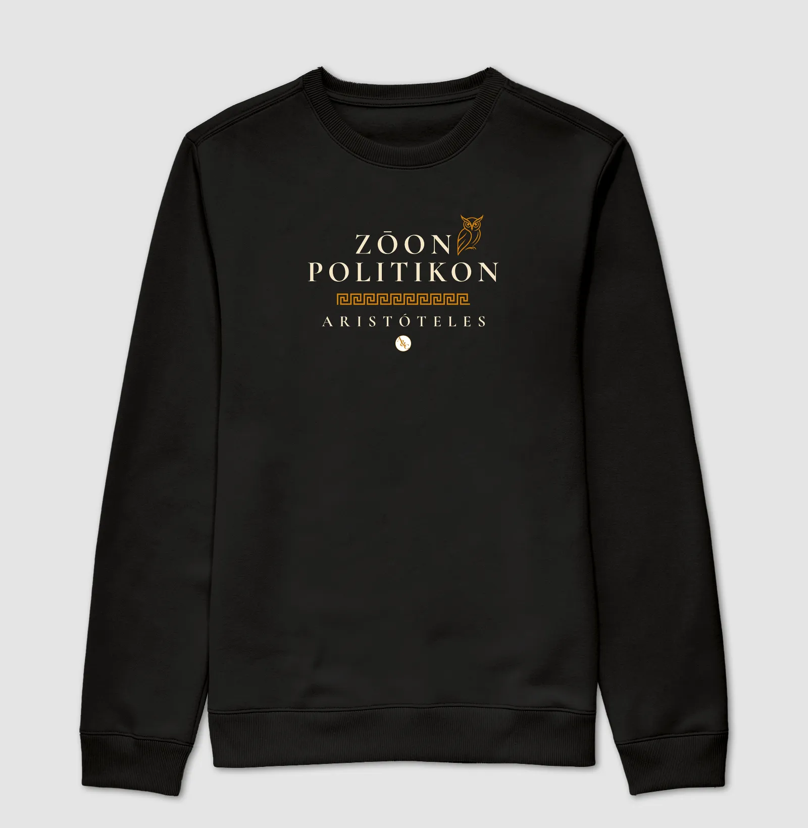 CAMISETA TIPOGRÁFICA ZŌON POLITIKON - ARISTÓTELES - Imagem 4