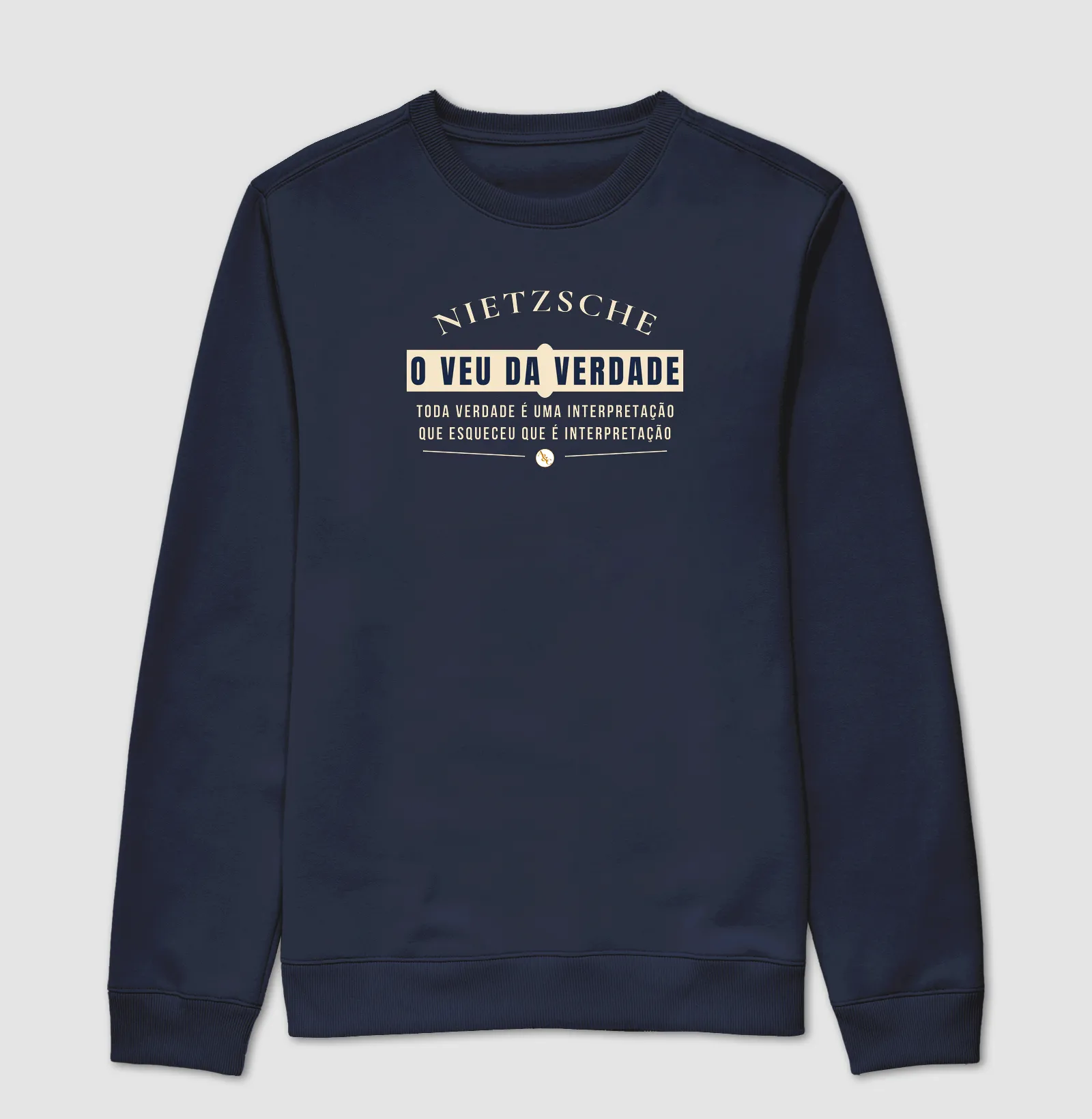 Camiseta Filosófica Nietzsche | Estampa O Véu da Verdade. - Imagem 5