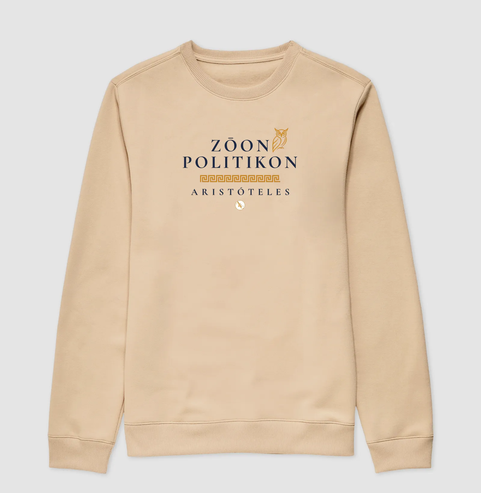 CAMISETA TIPOGRÁFICA ZŌON POLITIKON - ARISTÓTELES - Imagem 3