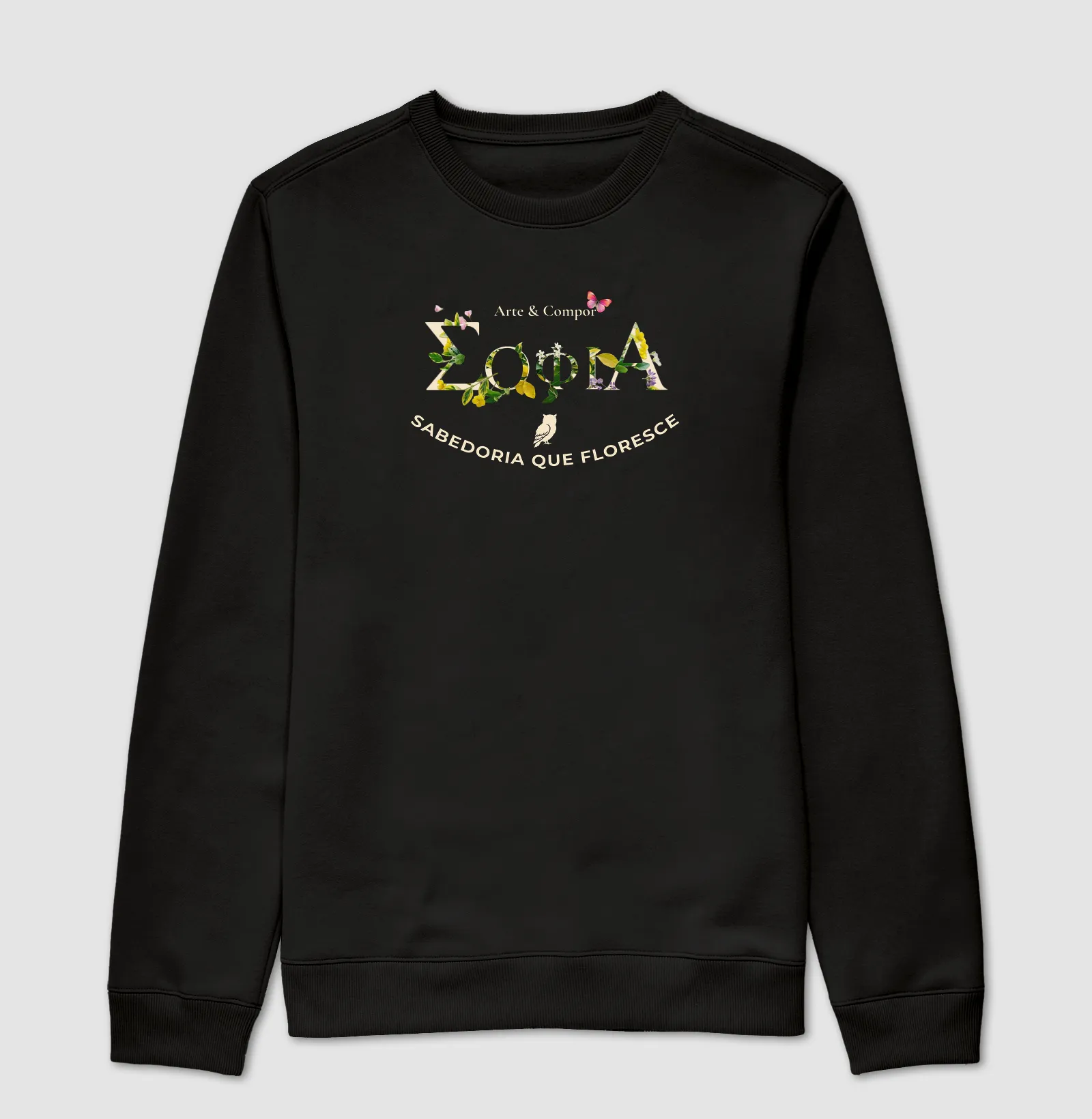 Camiseta SABEDORIA FLORESCENTE | Coleção Autoral Arte & Compor - Imagem 4