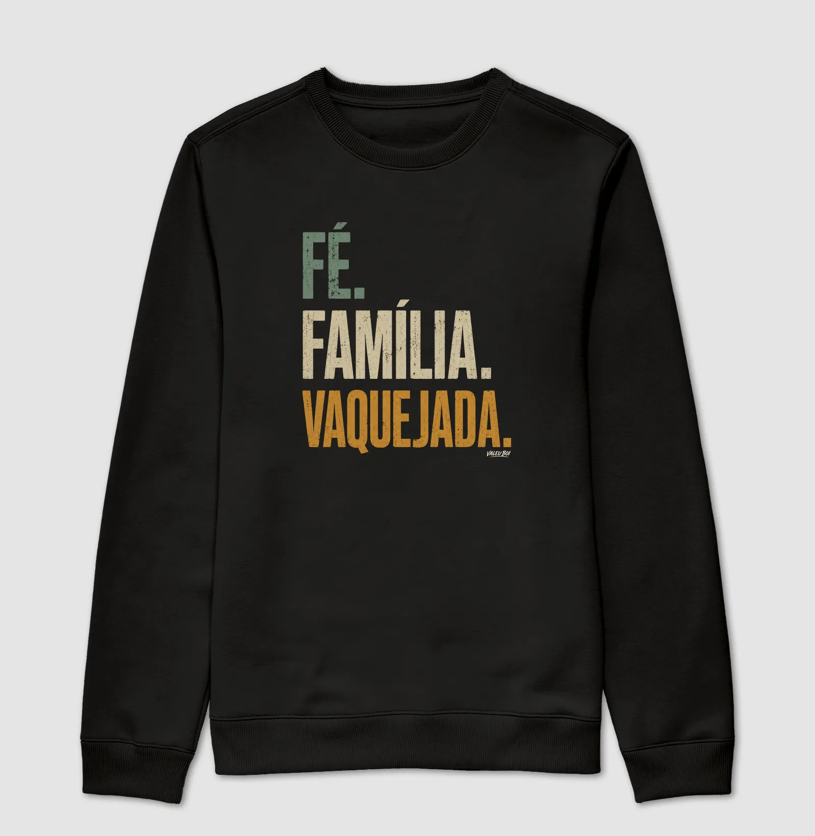 Moletom - Fé. Família. Vaquejada. - Imagem 3