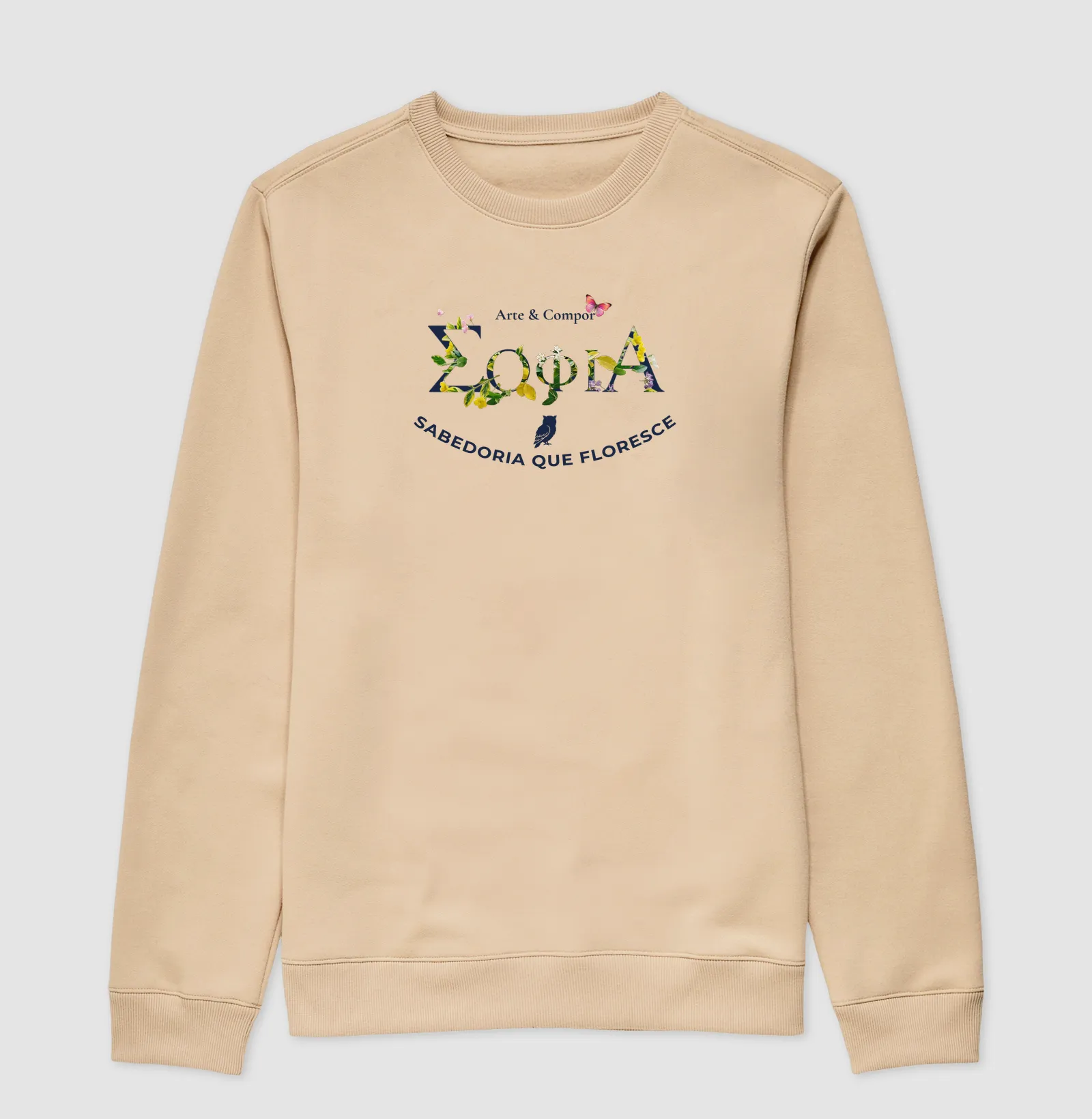 Camiseta SABEDORIA FLORESCENTE | Coleção Autoral Arte & Compor - Imagem 6