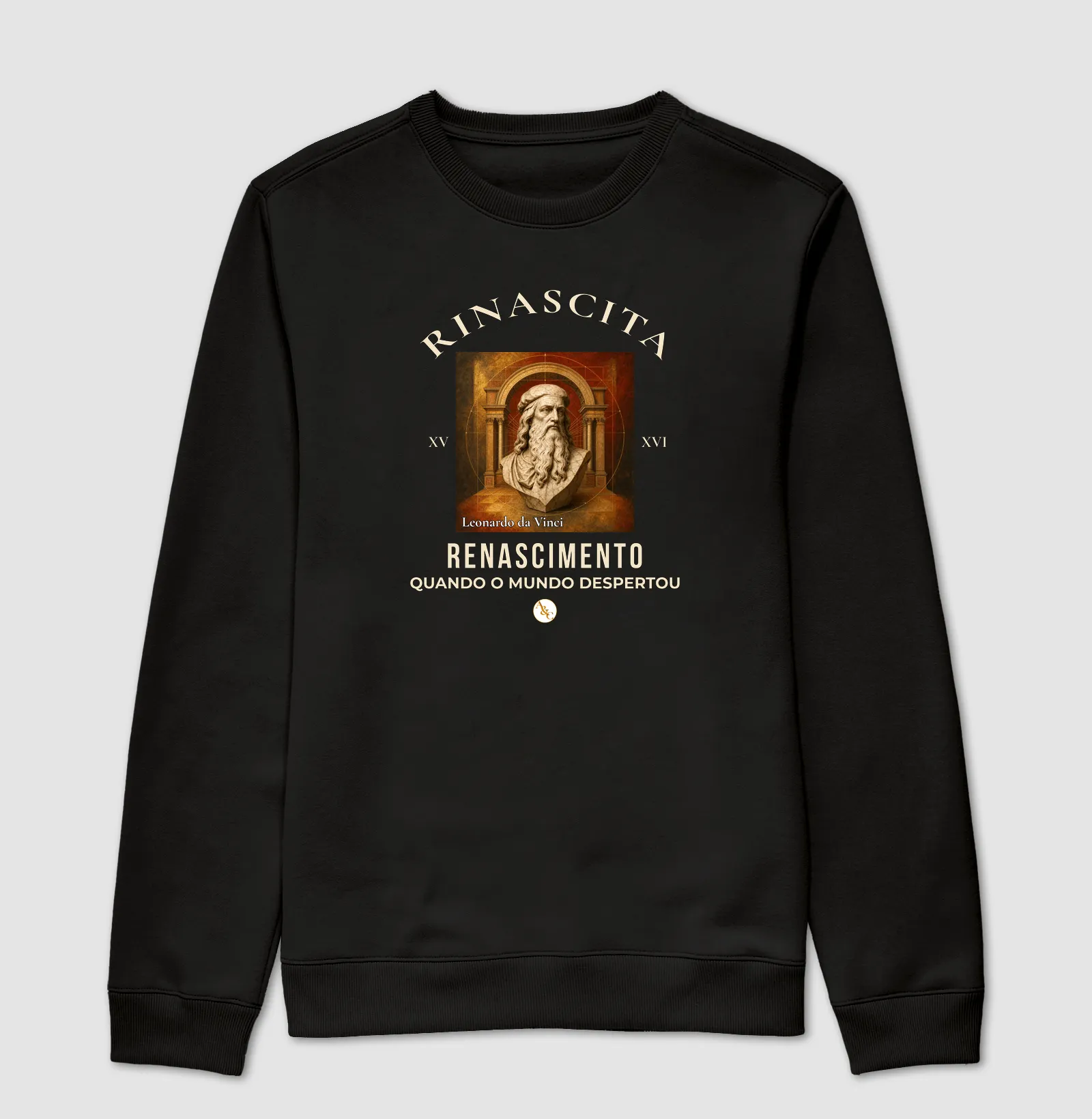 Camiseta Rinascita — O Renascer do Pensamento (Arte & Compor) - Imagem 4